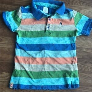 Hush Puppies Striped Boys Polo Shirt